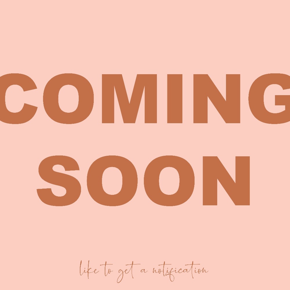 COMING SOON! Like to be notified